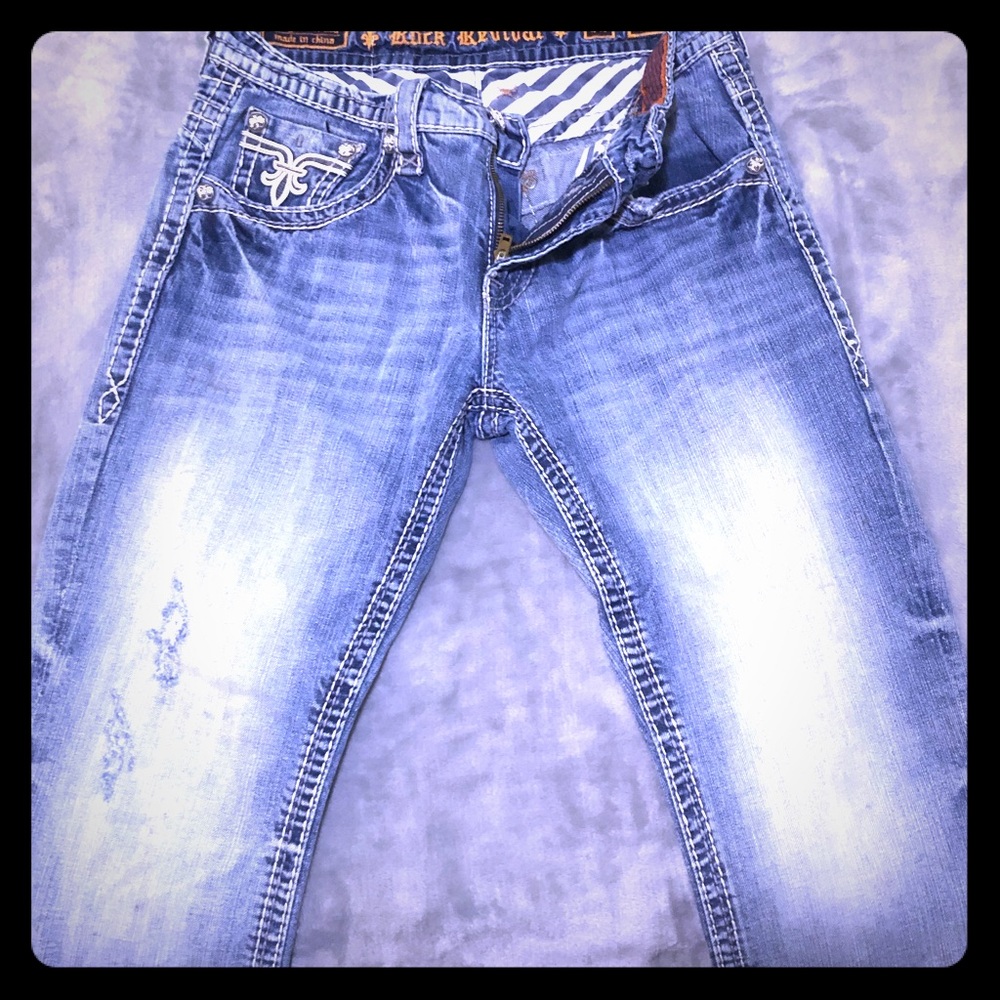 Men’s Rock Revival Jeans Size 32 Like New
